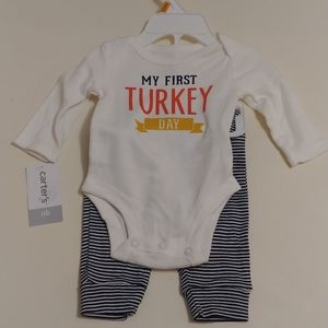 Carter's Newborn My First Turkey Day Outfit